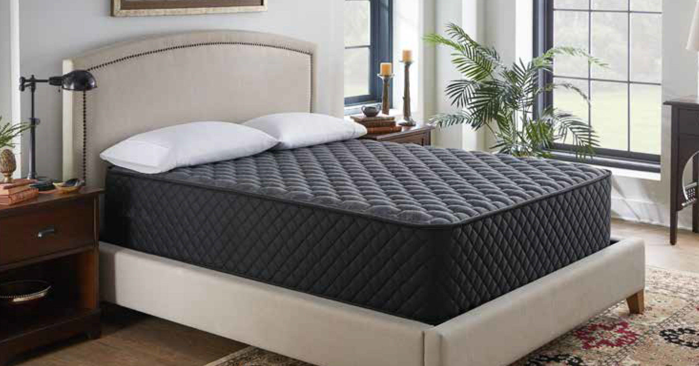 spring air denali hybrid luxury firm queen mattress